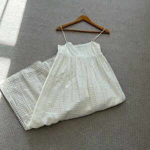 Rails white eyelet maxi dress